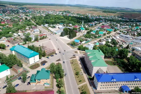 Азнакаево с высоты