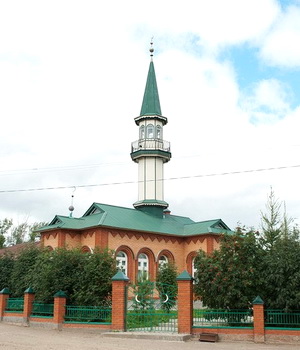 Центральная мечеть в селе Кульшарипово