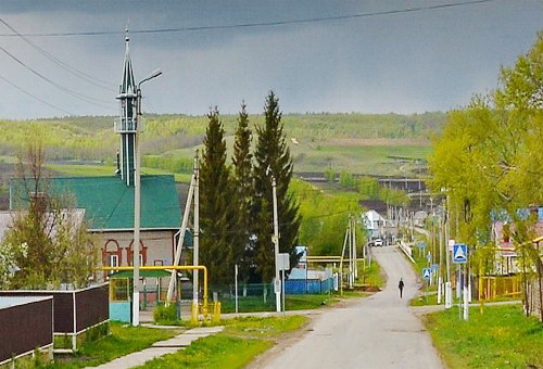 Вид на мечеть село Новое Надырово