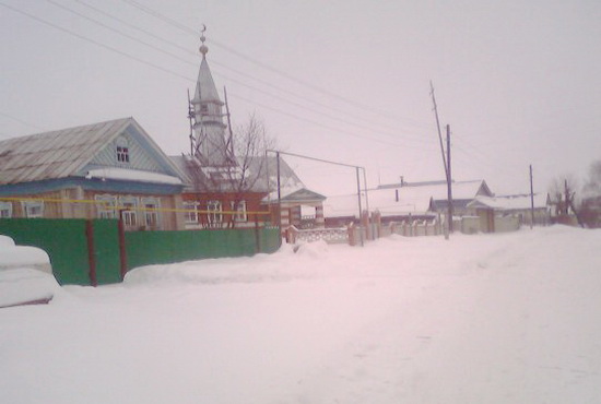 Мечеть в селе Пичментау