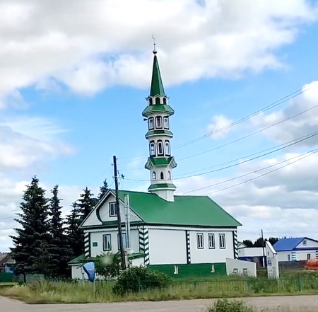 Мечеть в селе Югары Пошалым